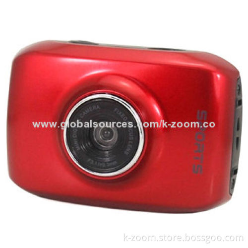 Sports DV with HD Video Recording, 120 Degrees, 50/60Hz Frequency